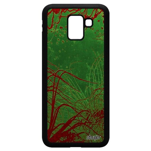 фото Противоударный чехол на телефон // samsung galaxy j6 2018 // "травы" морские море, utaupia, зеленый