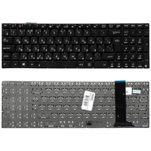 Клавиатура для ноутбука Asus G56 N56 N76 Series Г-образный Enter Черная без рамки PN 9Z N8BBQ G0R 1253₽