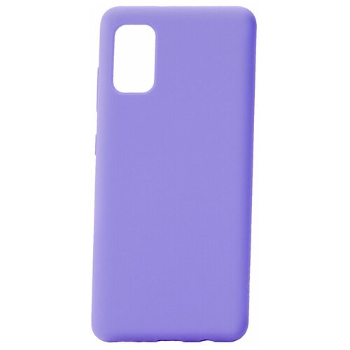 фото Чехол на samsung galaxy a41 kruche silicone plain lilac purple кruче