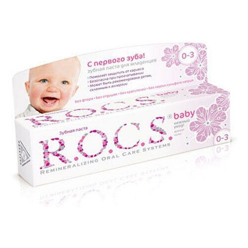 Зубная паста R.O.C.S. Для младенцев Аромат липы 45 гр