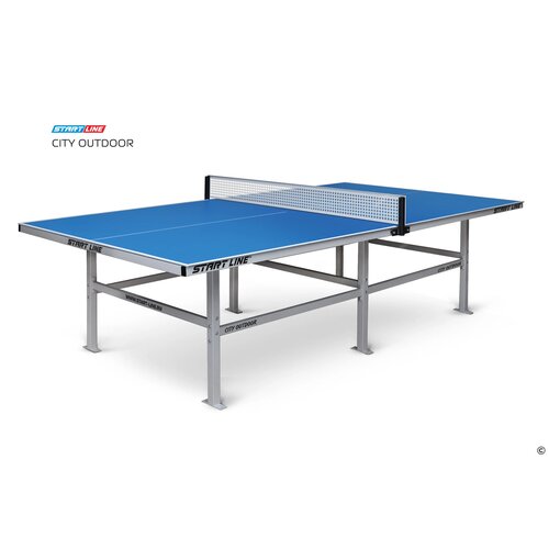 START LINE теннисный стол с сеткой City Outdoor теннисный стол start line top expert любительский для помещений с встроенной сеткой