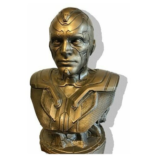 Бюст гипсовый с бронзовым покрытием Стэнли Комикс Вижн