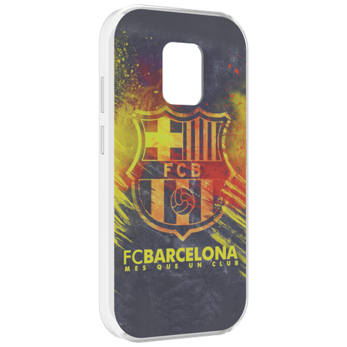 Чехол MyPads FC-Barcelona-Wallpaper-3 для UleFone Power Armor 14 / 14 Pro задняя-панель-накладка-бампер