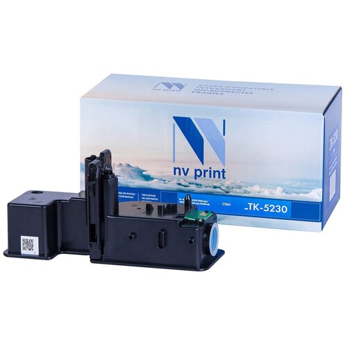 тонер картридж nv print nv tk 5230k для kyocera ecosys p5021cdn m5521cdn черный 1 шт Картридж TK-5230 голубой для Куасера, Kyocera ECOSYS M5521cdn/ M5521cdw