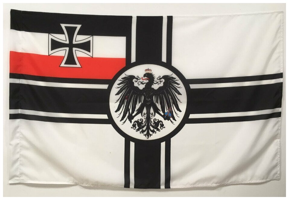 Флаг Императорских военно-морских сил Германской Империи 70х105 см