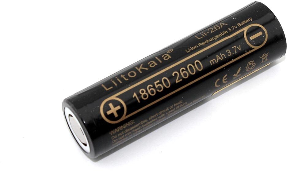 Аккумулятор LiitoKala Lii-26A 18650 2600mAh