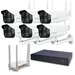 Комплект видеонаблюдения Ps-Link KIT-XME306RD 6 WIFI камер для улицы 3Мп, роутер и регистратор