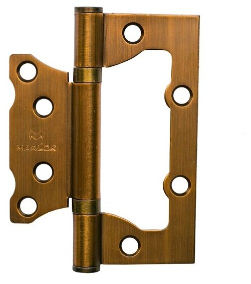 Петля дверная без врезки 100х75х20 CF (кофе) MARLOK (2 шт.)