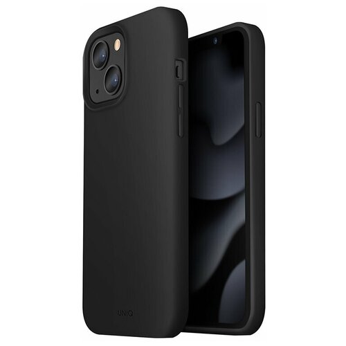 Панель-накладка Uniq Lino Black для iPhone 13