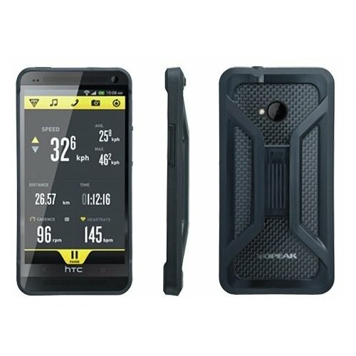 Чехол для телефона с креплением на руль велосипеда TOPEAK, для new HTC One, чёрный, TT9837B