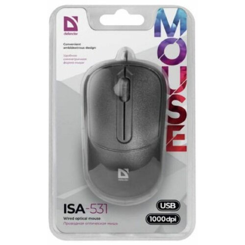 Мышь компьютерная проводная 42100₽
