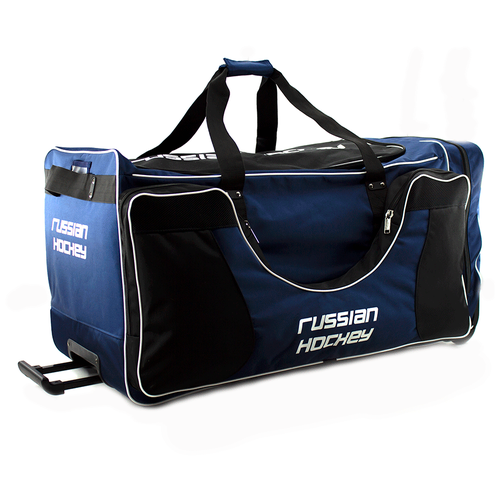 фото Баул хоккейный / сумка хоккейная bitex 24-975 на колесах, сине-черный полиэстер