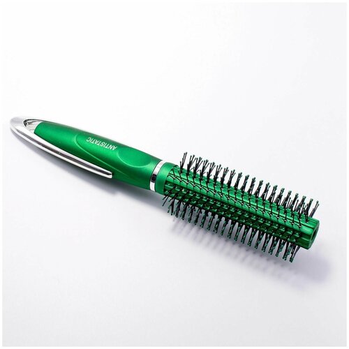 Расчёска брашинг для волос, цвет зеленый, длина 23.5 см, 1 шт.