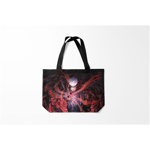 фото Сумка-шоппер / 46х35 см / аниме / магическая битва burnettie