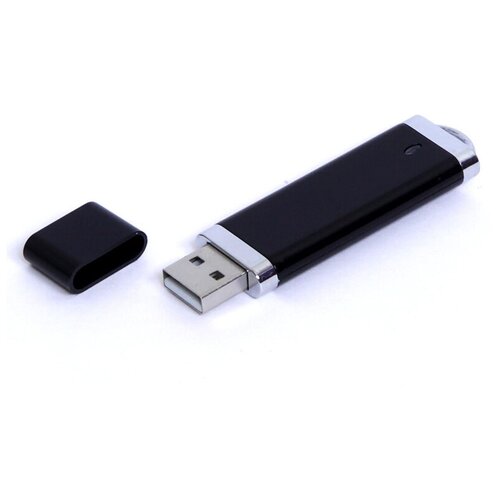 Промо флешка пластиковая «Орландо» (64 Гб / GB USB 3.0 Черный/Black 002 Протос Промо Protos Promo)