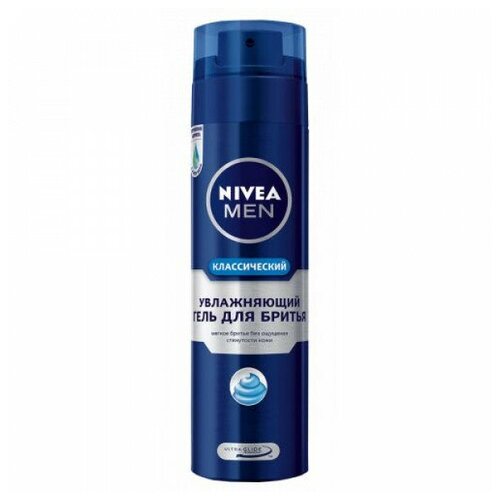 NIVEA Men Гель для бритья увлажняющий против сухости кожи.