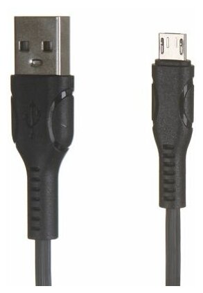 Кабель LuxCase Micro USB 1m 2A TPE (QY-TM) Black