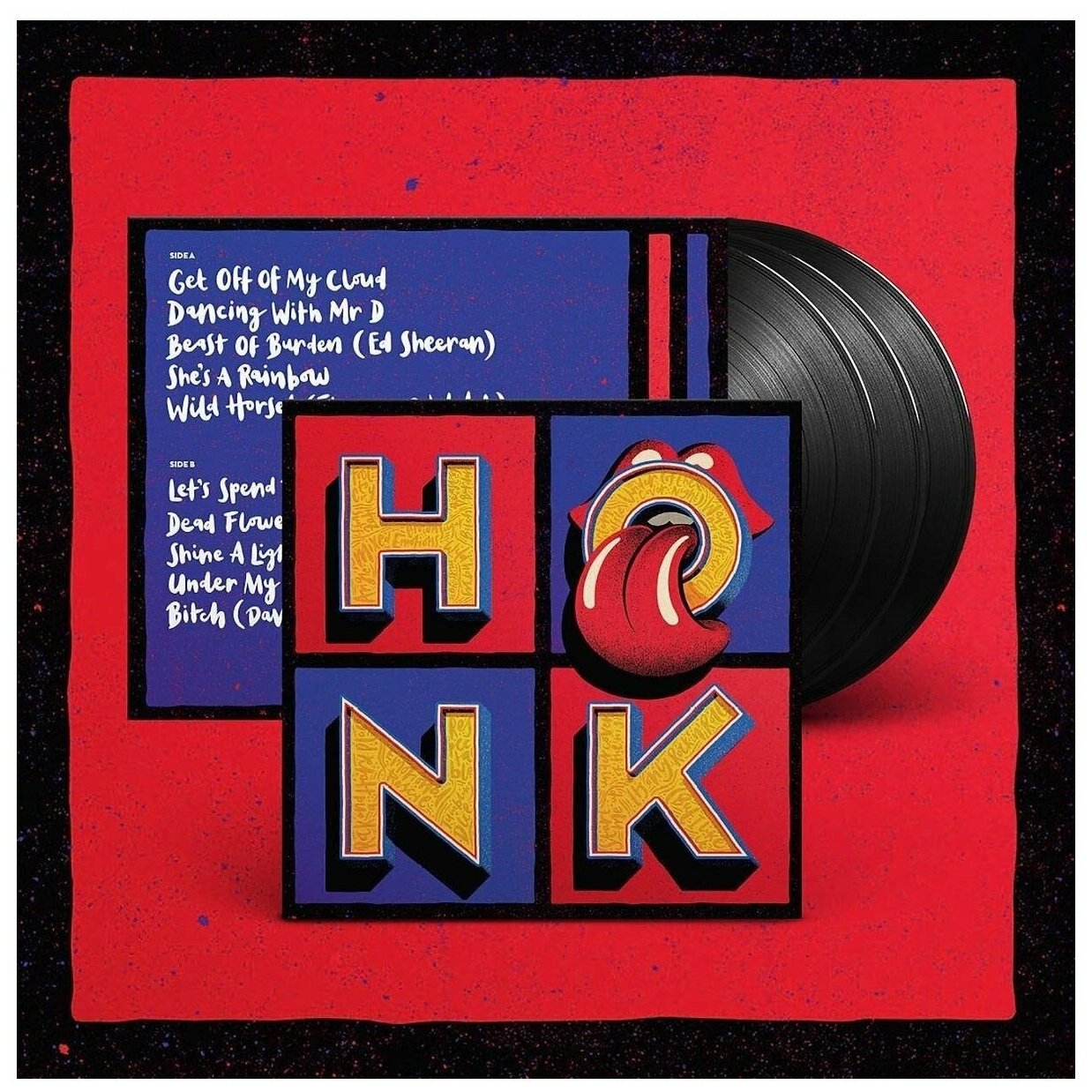 ROLLING STONES Honk, 3LP (Compilation, Черный Винил)