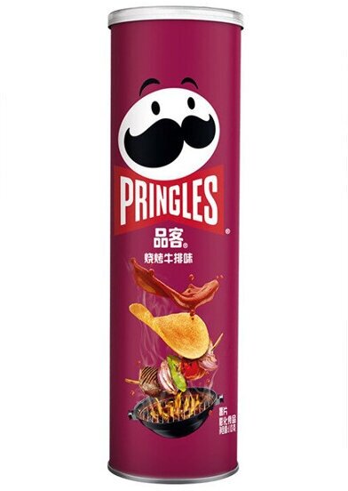 Чипсы Pringles со вкусом стейка барбекю 110 г Китай