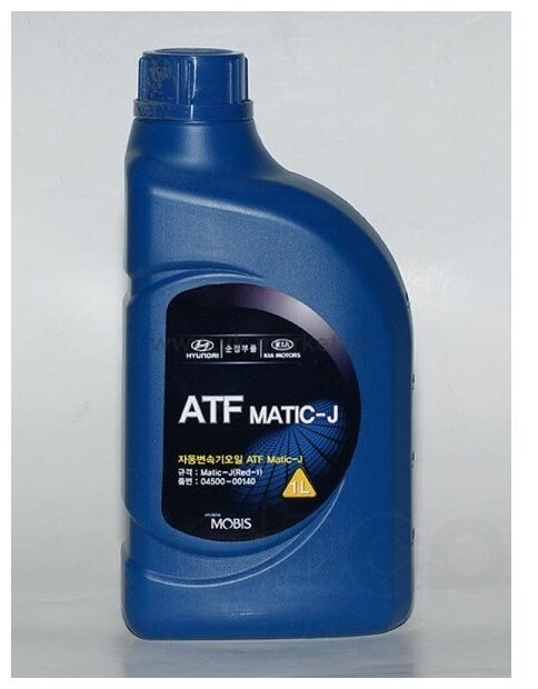 0450000140_жидкость гидравлическая (1L) !KR (полусинт.)\Mobis ATF MATIC-J RED-1