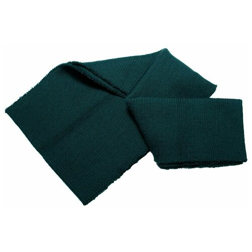 Кромка трикотажная (подвяз), полушерсть, цвет темно-зеленый, 134-020