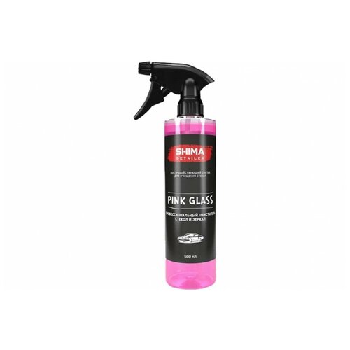 Профессиональный очиститель стекол и зеркал SHIMA DETAILER PINK GLASS 500 Ml 4603740920094