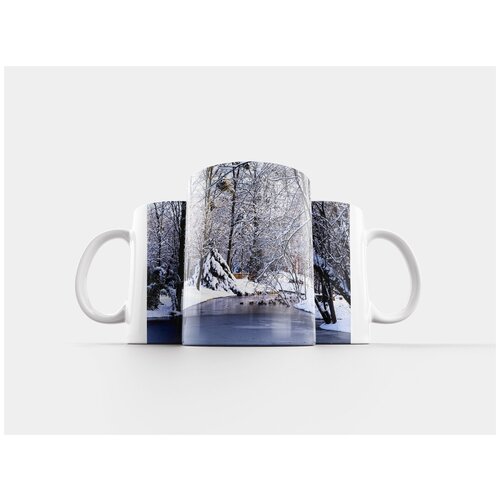 фото Кружка "зима, снег, холодный" 320 мл lotsprints