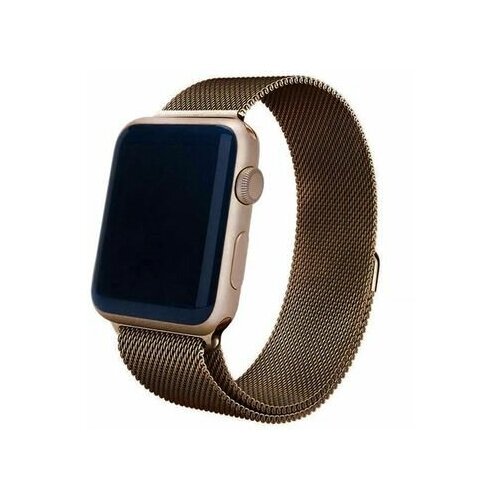 Металлический ремешок Миланская петля для Apple Watch 42mm/44mm, Bronze