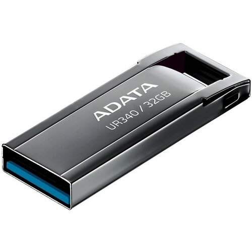 Flash USB Drive ADATA 32GB UR340 USB 3.2 Gen1, Black, Retail (AROY-UR340-32GBK)