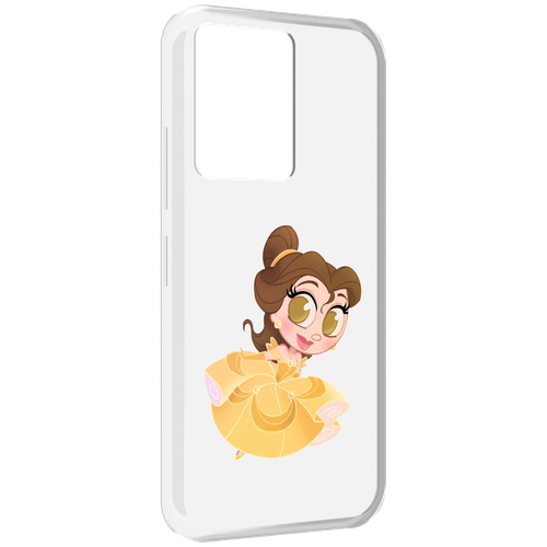 Чехол MyPads мини-принцесса женский для Infinix Note 12 5G X671 / Note 12 Pro 5G задняя-панель-накладка-бампер