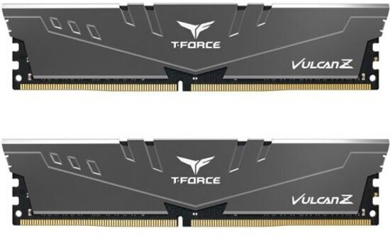 Оперативная память Team Group DDR4 16Gb (2x8Gb) 3200MHz pc-25600 Vulcan Z GRAY (TLZGD416G3200HC16CDC01)