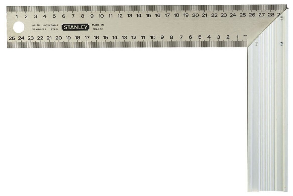 Угольник столярный 200х400мм Stanley (1-45-687) - фотография № 9