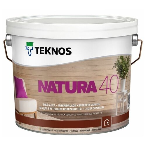 TEKNOS Natura 40 бесцветный, полуглянцевая, 0.9 л