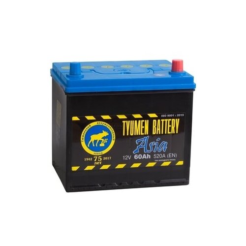 фото Аккумулятор tyumen asia 60 ач 520а обратная полярность tyumen battery
