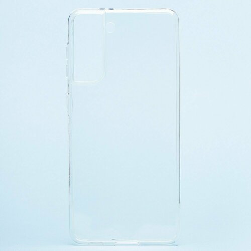 Чехол для Samsung SM-G991F (Galaxy S21) силиконовый ультратонкий <прозрачный>