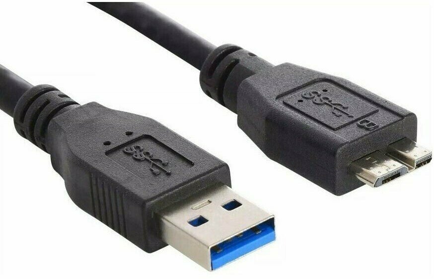 Кабель USB A (M) - microUSB 3.0 B (M), 1.5м, Buro Black (MK30-AM-1.5)