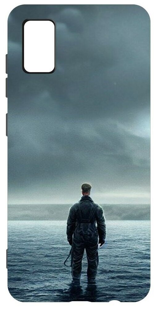 Чехол-накладка Krutoff Soft Case Наблюдатель для Samsung Galaxy A41 (A415) черный