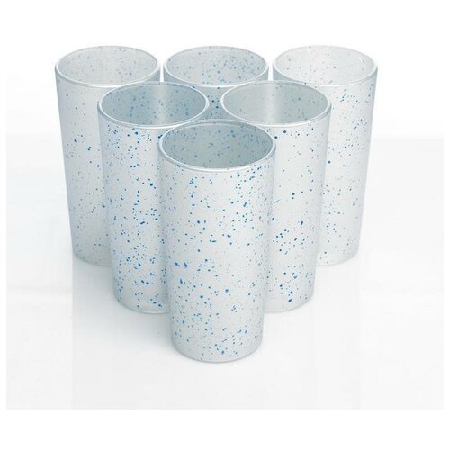 Набор для сока Серебро художественная роспись 6 стаканов 1250200 мл 1139₽