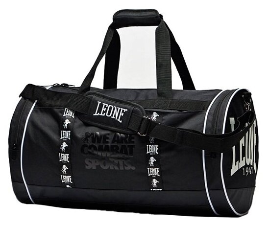 Сумка Leone 1947 Duffle Bag Ambassador черная 60х32cм - фотография № 1