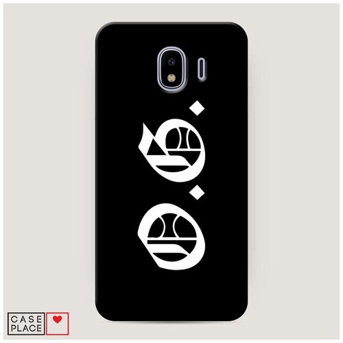 фото Чехол пластиковый samsung galaxy j4 готические буквы case place