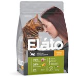 Корм для кошек Elato с курицей и уткой для выведения комочков шерсти 0,3 кг - изображение