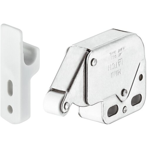 zto freight нажимная защелка для люков mini latch zto freight Защелка нажимная Mini latch Hafele 245.54.701 для люков и мебельных фасадов, Германия