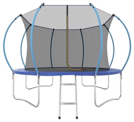 Батут EVO JUMP Internal 12ft (Blue) с внутренней сеткой и лестницей