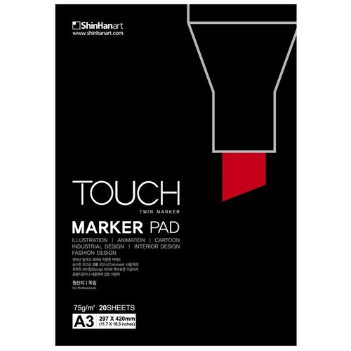 Альбом для маркеров TOUCH Marker Pad А3 20л