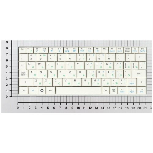 Клавиатура для ноутбука Asus Eee PC 700 701 900 901 белая 860₽