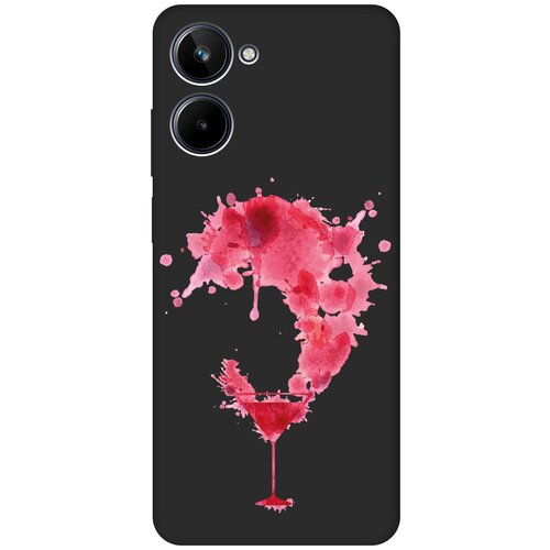 Матовый чехол Cocktail Splash для Realme 10 4G / Рилми 10 4Г с 3D эффектом черный матовый чехол cocktail splash для realme 10 pro реалми 10 про с 3d эффектом красный