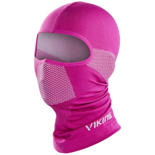 маска балаклава viking 2022 23 balaclava sigurd jr black lime Балаклава Viking, размер one size, розовый