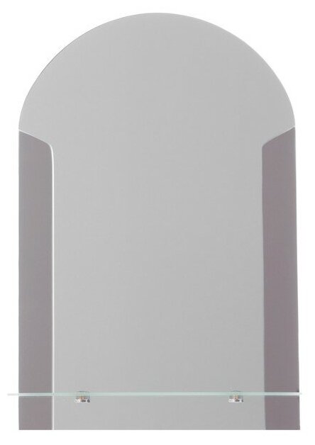Зеркало "Лайм", настенное, с полочкой, 39x58 см - фотография № 1