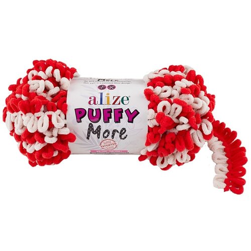 Пряжа ALIZE Puffy More, 100% микрополиэстер, 300 г, 11,5 м, цвет 6286 (PUFFY. MORE.6286) пряжа пуффи мор puffy more 100% микрополиэстер упаковка 2шт alize цвета 6290