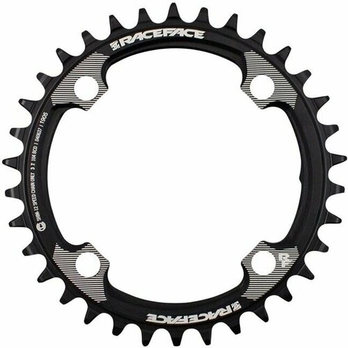 Звезда передняя Race Face Chainring 104x32T, Shimano 12 Speed, Black